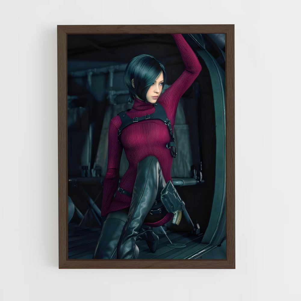 Poster Ada de wong Evil – affiche Resident Evil (vue 5)